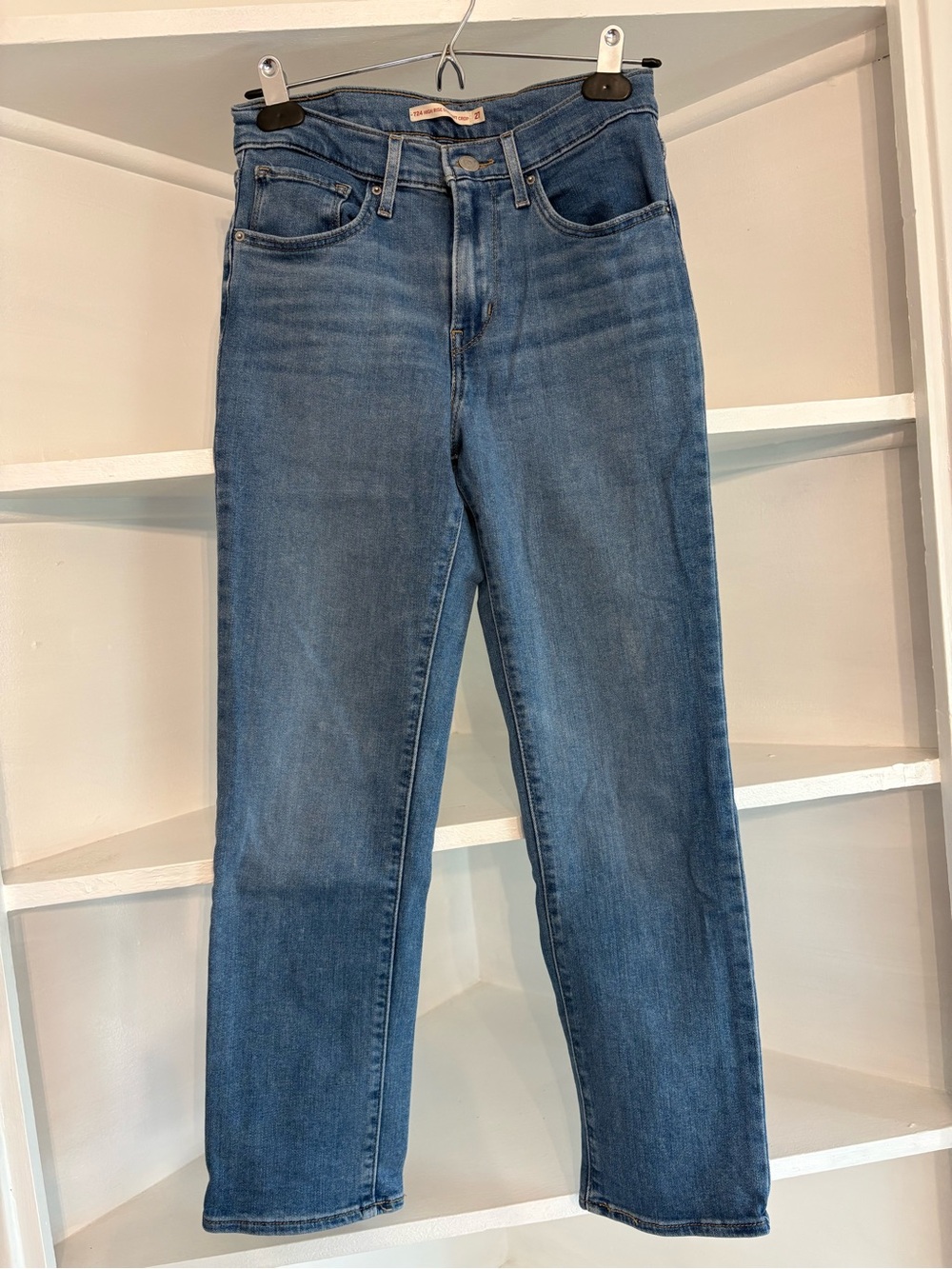 Levi Strauss High-Rise Straight Leg Women’s Jeans - Blue